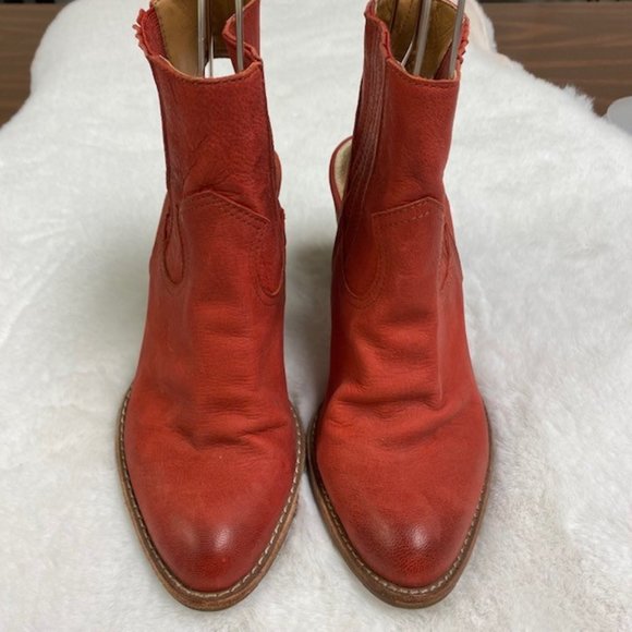 Dolce Vita Shoes - Dolce Vita Jasper Red Mule Open Heel‎ Booties Size 6.5